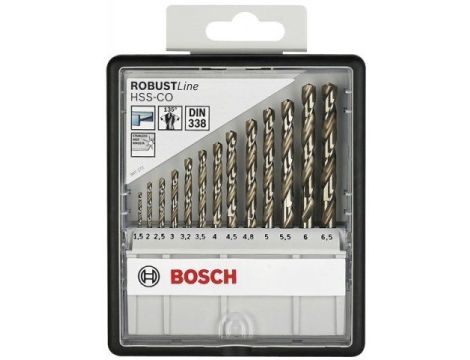 BOSCH WIERTŁO METAL HSS-CO 13szt. ROBUST /1,5-6,5mm/ ... - 2