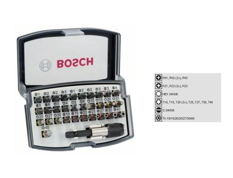 BOSCH ZESTAW BITÓW 32szt. @