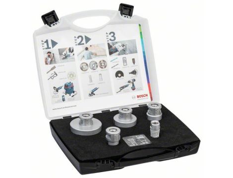 BOSCH ZESTAW KORON DRY SPEED 5el. 25 / 35 / 51 /68 +FREZ - 2