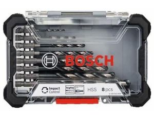 BOSCH ZESTAW WIERTEŁ HSS  8cz. IMPACT CONTROL