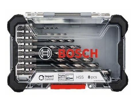 BOSCH ZESTAW WIERTEŁ HSS  8cz. IMPACT CONTROL