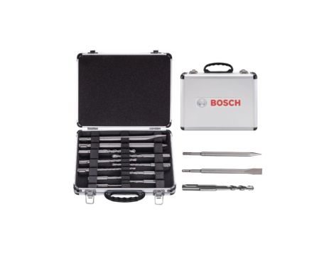 BOSCH ZESTAW WIERTEŁ SDS + 11cz. WALIZKA