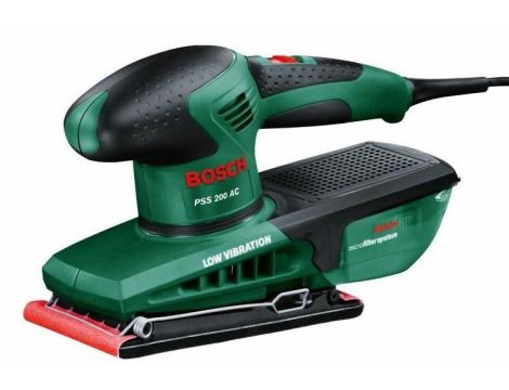BOSCH SZLIFIERKA OSCYLACYJNA 200W PSS 200 AC 93x230mm