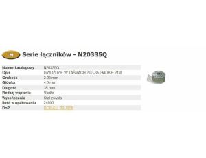 BOSTITCH GWOŹDZIE N55  2,03-55 Q 17,5m...