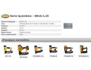 BOSTITCH SZTYFTY  SB16 0` 32mm 2,5M ...