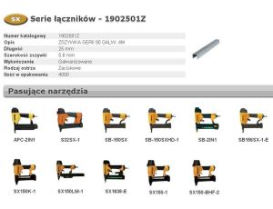 BOSTITCH ZSZYWKI 90 25mm  4M szer 5,6mm