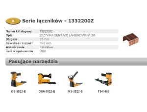 BOSTITCH ZSZYWKI A 22mm  2M DO ZAMYKARKI KARTONÓW
