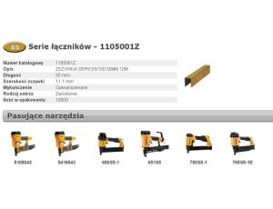 BOSTITCH ZSZYWKI S5 50mm  10M szer. 11,1mm...