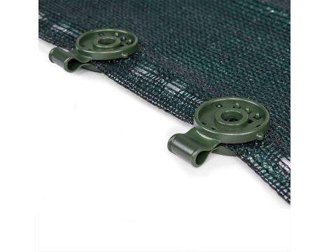 KLIPS DO MOCOWANIE SIATEK CIENIUJĄCYCH ZIELONY /10szt. BUNGEE CORD CLIPS - 3