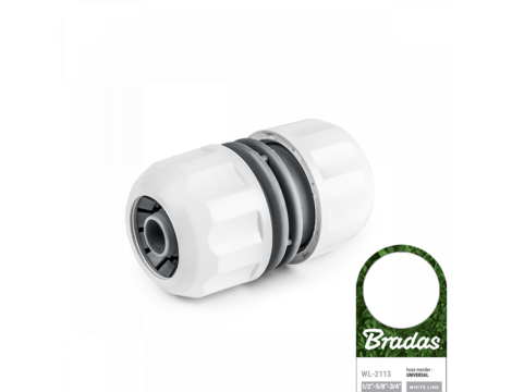 ŁĄCZNIK WĘŻA UNIWERSALNY 1/2", 5/8", 3/4" /WHITE LINE