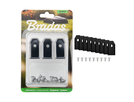 NOŻE DO ROBOTÓW KOSZĄCYCH HUSQVARNA/GARDENA  9szt. TITAN BLACK