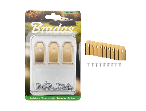 NOŻE DO ROBOTÓW KOSZĄCYCH HUSQVARNA/GARDENA  9szt. TITAN GOLD