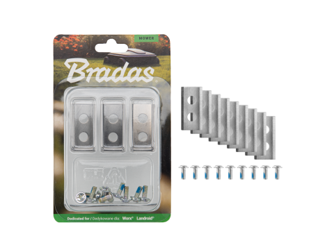 NOŻE DO ROBOTÓW KOSZĄCYCH WORX/LANDROID 9szt. NEUTRAL