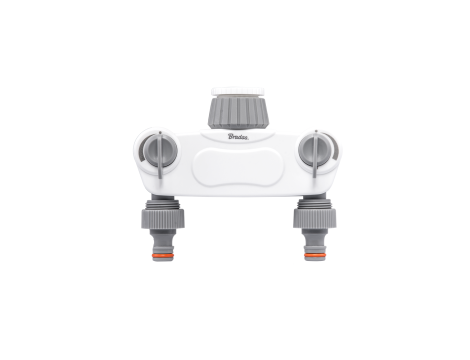 ROZDZIELACZ 2-DROŻNY GW 1"-3/4" SOLID Z ZAWORAMI /WHITE LINE