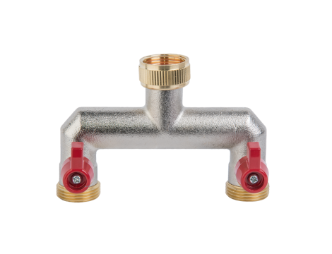 ROZDZIELACZ 2-DROŻNY GZ 3/4" MOSIĄDZ