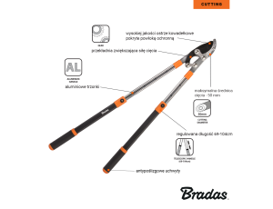 SEKATOR DO GAŁĘZI V-SERIES-D OSTRZE MIJAJĄCE 50mm TELESKOWPOWY ALUMINIOWY - image 2