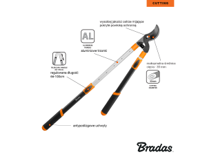 SEKATOR DO GAŁĘZI V-SERIES-P OSTRZE MIJAJĄCE 30mm TELESKOPOWY ALUMINIOWY - image 2