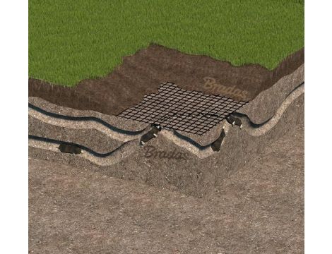 SIATKA UNIWERSALNA NA KRETY 1,00m x  50mb (40g/m2) - 4