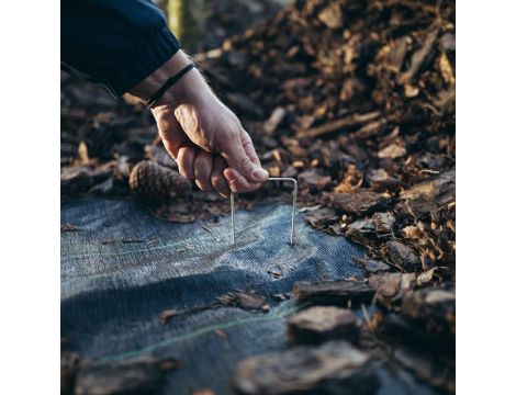 SZPILKA DO AGROTKANIN METALOWA 7cm x 15cm /100szt. - 2