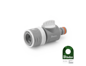 SZYBKOZŁĄCZE Z ZAWOREM ZAKOŃCZONE NYPLEM DO SZYBKOZŁĄCZKI /WHITE LINE