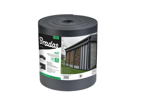 TAŚMA OGRODZENIOWA SOLID CIEMNOSZARA... 19CMX26M 1200G/M2