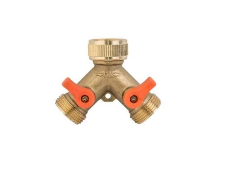 TRÓJNIK MOSIĘŻNY GW3/4" x 2 GZ3/4" ZAWORY KULOWE