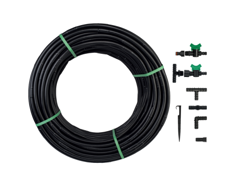 WĄŻ KROPLUJĄCY WATER FLOW DRIP ZESTAW  50m - 2