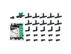ZESTAW AKCESORIÓW DO LINII KROPLUJĄCEJ 16mm  /27szt.
