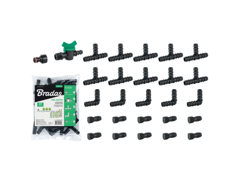 ZESTAW AKCESORIÓW DO LINII KROPLUJĄCEJ 16mm  /27szt.