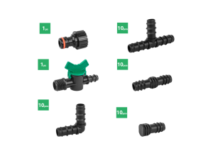 ZESTAW AKCESORIÓW DO LINII KROPLUJĄCEJ 16mm  /42szt. - image 2