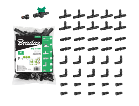 ZESTAW AKCESORIÓW DO LINII KROPLUJĄCEJ 16mm  /42szt.