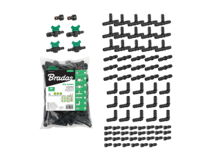 ZESTAW AKCESORIÓW DO LINII KROPLUJĄCEJ 16mm  /81szt.
