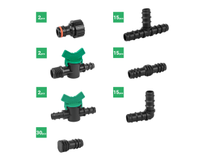 ZESTAW AKCESORIÓW DO LINII KROPLUJĄCEJ 16mm  /81szt. - image 2