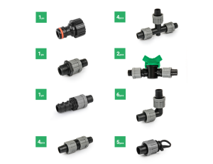ZESTAW AKCESORIÓW DO TAŚMY KROPLUJĄCEJ 16mm  /24szt. - image 2