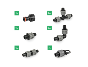 ZESTAW AKCESORIÓW DO TAŚMY KROPLUJĄCEJ 16mm  /26szt. - image 2