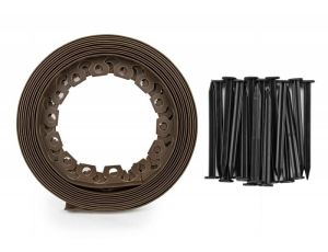 ZESTAW OBRZEŻY TRAWNIKOWYCH 40mm EASY BORDER BRĄZOWE - image 2