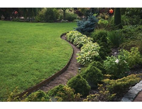 ZESTAW OBRZEŻY TRAWNIKOWYCH 40mm EASY BORDER BRĄZOWE - 4