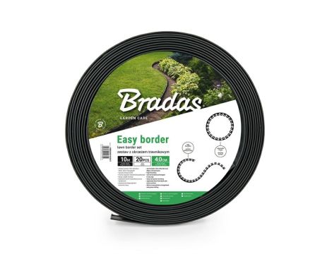 ZESTAW OBRZEŻY TRAWNIKOWYCH 40mm EASY BORDER CZARNE