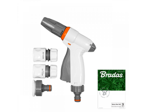 ZESTAW ZRASZAJĄCY Z PISTOLET DO WODY EM REGULOWANYM /WHITE LINE