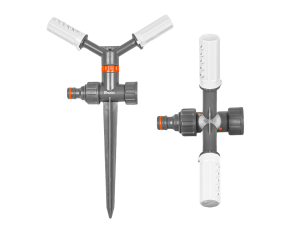ZRASZACZ OBROTOWY 2-RAMIENNY NA KOLCU - BLISTER /WHITE LINE