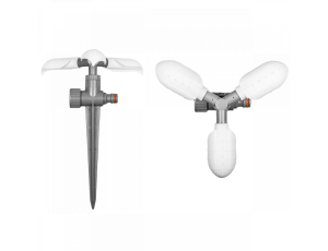 ZRASZACZ OBROTOWY REGULOWANY WBIJANY, 3X LISTEK /WHITE LINE