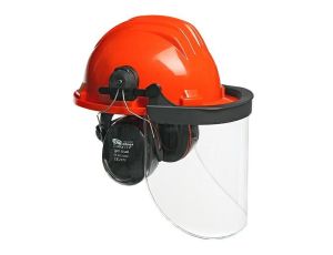 CLIMAX KASK OCHRONNY Z OSŁONĄ TWARZY I NAUSZNIKAMI 437-I
