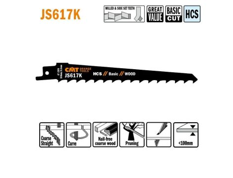 CMT BRZESZCZOT JS617K-5 L = 150I = 130 H = 19 K = 1,25 TS = 8,5