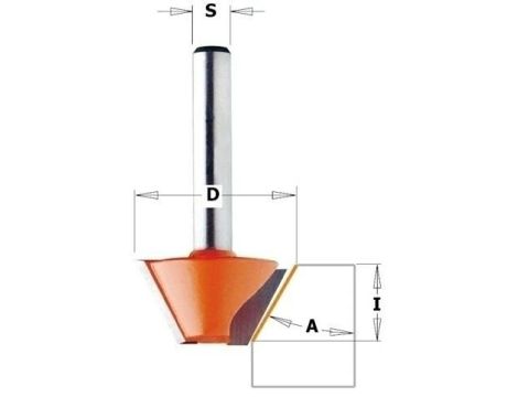 CMT FREZ HM A=45 D=25, I=8, L=41,S=6 ...