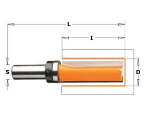 CMT FREZ HM D=19 I=50,8 S=12+GÓR.ŁOŻ PROSTY, DŁUGI.
