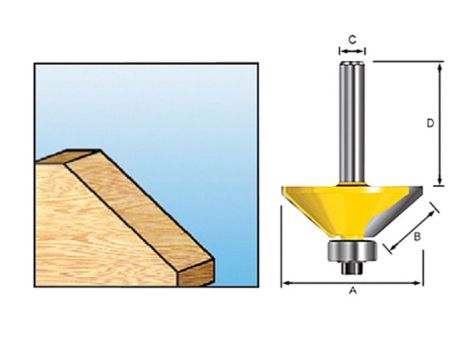 CMT FREZ HM D=19 I=50,8 S=12+GÓR.ŁOŻ PROSTY, DŁUGI. - 2