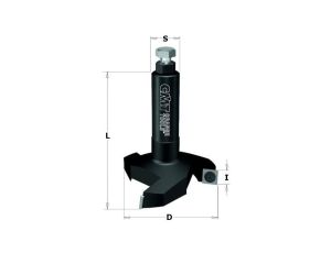 CMT FREZ HM D=38 I=12 L=60 Z=3 DO PLANOWANIA / PŁASZCZYZN