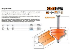 CMT FREZ HM D=47,5 I=28,5 S=12... KSZTAŁTOWY.