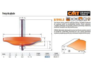 CMT FREZ HM D=85,5 I=15 T=15-18 S=12 A.. .