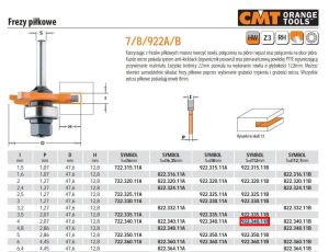 CMT FREZ HM I= 4 D=47,6 H=12,8 S=12... PIŁKOWY.